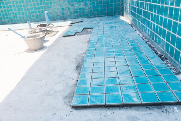 Pool Flooring Installation in Summerville
