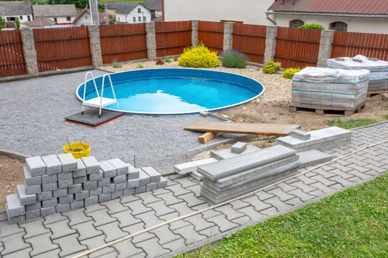 Outdoor Pool Paving
